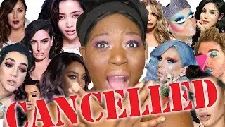 Full Face of CANCELLED YOUTUBERS Makeup! (Cancel Culture Survivors!)