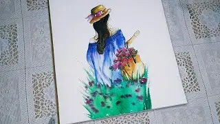 Painting a Girl in Watercolor &ndash; Soft, Ethereal & Expressive