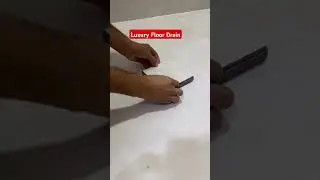 how to Luxury Floor Drain#diy #shortvideo#construction #TileDrain #diyDrain #SmartDrain #LuxuryTiles