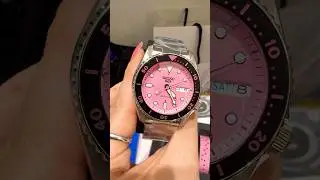 Seiko Pink Panther 💞 #SRPM07 #pinkpanthers #seiko #seiko5 #shorts #viral #watchlover
