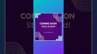 How to make coming soon Template in canva with easy steps | coming soon poster design