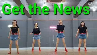 Get the News line dance (Low Intermediate) Demo