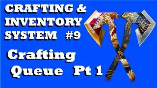 Unity Crafting Queue System Tutorial Pt1 | Crafting & Inventory System Series #9