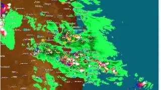 Brisbane Storm 30/8/2011 256km Radar