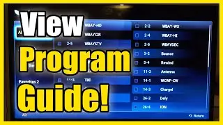 Как найти программу передач и список каналов на старом телевизоре Samsung Smart TV (простой способ)