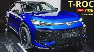 First Look! 2026 VW T-Roc R in Elegant Blue &ndash; Performance SUV Reinvented!