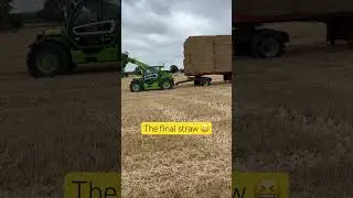 The final straw 🤣#farming #straw #harvest #agriculture