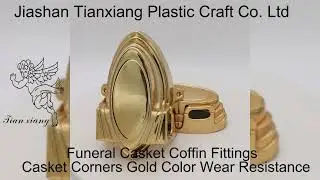 Funeral Casket Corner Plastic / ABS Material Iron Tubes Hardware