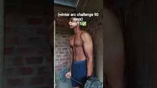 day/15✅(winter arc challenge 90 days)#winter #gym #fitness #workout #motivation #discipline #fit #yt