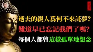 《逝去的親人爲何不來託夢？難道早已忘記我們了嗎？》每個人都曾這樣孤單地想念#佛教 #佛家 #佛法 #佛學知識 #佛學智慧 #修心修行 #佛教文化 #禪悟人生 #傳統文化 #南無阿彌陀佛 #buddha