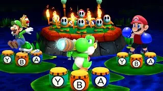 Mario Party Series - Top Survival Minigames - Yoshi vs His Friends