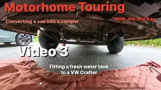 Установка бака для пресной воды на VW Crafter