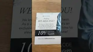 Direct mail example #directmail #retail #ecommerce