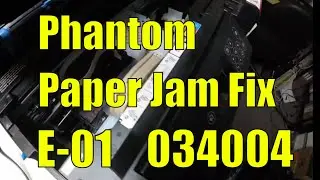 Solve the Mystery of the Fake Paper Jam! Epson EcoTank Error 034004