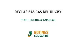 Conceptos básicos del reglamento de rugby