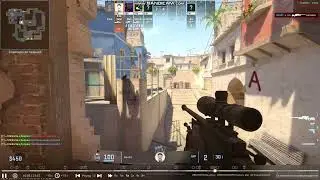 Quadra Kill Awp Mirage Mid CS 2
