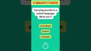 Riddle Challenge: Cryptic Messenger Mysteries! ✉️ #BrainTeasers #USmartyPants
