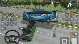 Tragedi tabrakan brutal bussid di tol merak | bussid #bussid #g'games