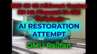 (AI RESTORATION ATTEMPT) 1991_09_02 Midwest Central RR Mt Pleasant IA Old Threshers