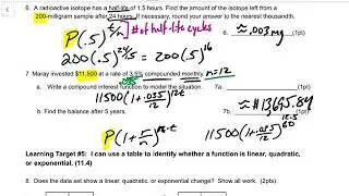 Ch 11 PreTest KEY VIDEO