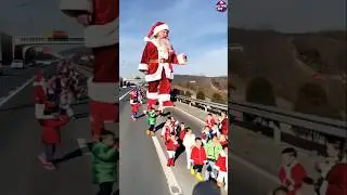 Santa Claus is coming to town😱🎅🎄 #santa #santaclaus #shorts #short #shortvideo