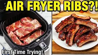 How I Made Ribs in the Air Fryer - First Time Trying It
