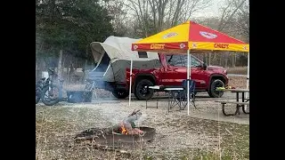 Truck bed tent final camp 2025. Ever had Zapplesauce?