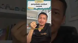 PENYEBAB RAMBUT RONTOK #shorts #lifestyle