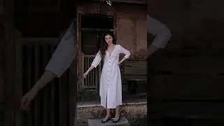 White Linen Dress for Women - Simple Wedding Dress