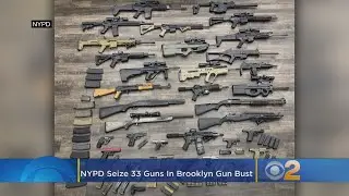 NYPD Gun Bust Seizes Cache Of 33 Firearms In Brooklyn