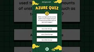Azure Quiz 07 #azure #cloudcomputing #shorts