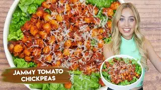 JAMMY TOMATO CHICKPEAS | Quarantine Cooking GLUTEN-FREE w/ Pantry Staples | Skyler Bouchard