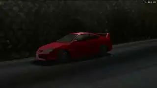 Taito Battle Gear 3 PS2 - Time Attack - Course 4 Reverse - Honda Integra Type R DC5
