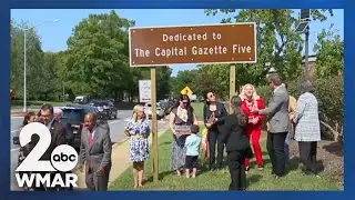 Annapolis honors Capital Gazette shooting victims with new highway marker