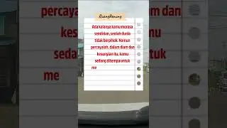 Kata-Kata Bijak; Merasa Sendiri! #shorts #katabijak
