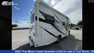 Magnificent 2022 Thor Motor Coach Quantum Class C RV For Sale in Fort Worth, TX | RVUSA.com