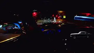 Ford Mustang 1968 Coupe V8 4.7 Night drive Hannover Germany Saturday Night 4K
