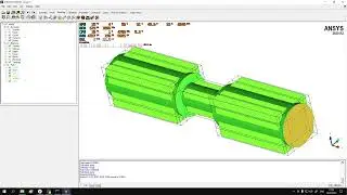 3.2.1 Построение гекса-сетки для модели в ICEM CFD для газодинамического расчета в ANSYS CFX