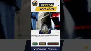 Crystal Car Car | Car Wahing Detailing | Auto service  #autospa #cardetailing