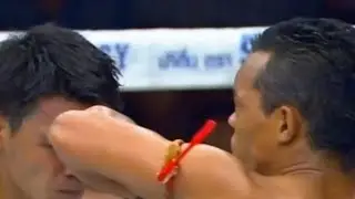 Legendary elbow fighter in Muay Thai, Lamsongkram.