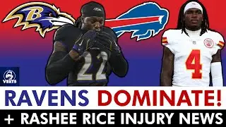 Derrick Henry & Ravens DOMINATE Bills On SNF! NFL Week 4 Reaction + Chiefs Rashee Rice Injury Update