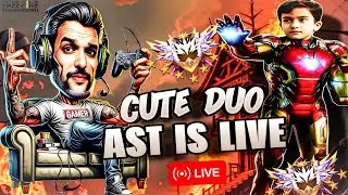 😍 Cute Duo With Subscribers Free Fire LIVE | AST 🔥 #freefire #shorts #raistar #fflive