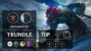 Trundle Top vs Pyke - KR Grandmaster Patch 9.11