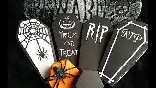 DIY Coffin Box Tutorial | 4 Halloween Packaging Designs