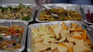 Volunteers at Project Hospitality's Food Pantry