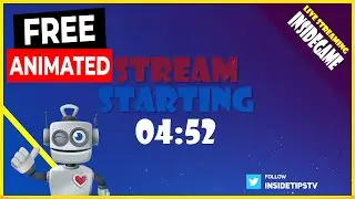 STREAM STARTING SOON ANIMATION OVERLAY + FREE DOWNLOAD ⚡️
