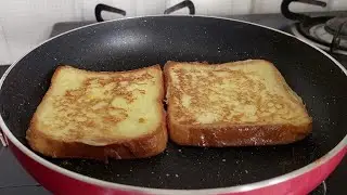 Quick 2 min Snacks for kids | Sweet bread toast