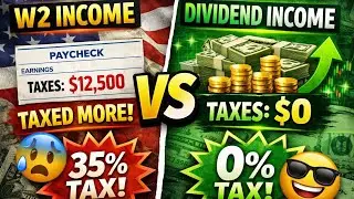 W-2 vs Dividend Income: How the Wealthy LEGALLY Pay Less in Taxes 💸
