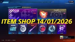 Rocket League item shop 14/01/2026 - TITANIUM WHITE YAMANE & COBALT REAPER