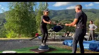 La palestra per la preparazione fisica del cavaliere